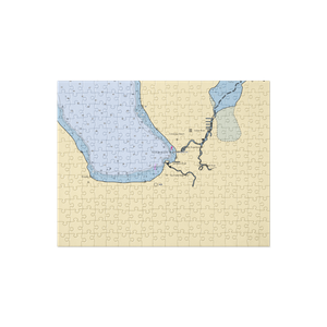 Burt Lake Marina (Indian River, MI) NOAA Chart Jigsaw Puzzle