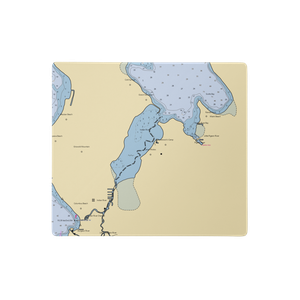 Landings On Indian River (Indian River, MI) NOAA Chart  Gaming Mouse Pad