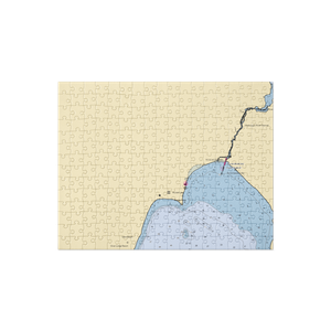 Mullett Lake Marina (Mullett Lake, MI) NOAA Chart Jigsaw Puzzle