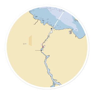 Cheboygan Harbor Marina (Cheboygan, MI) NOAA Chart Sticker