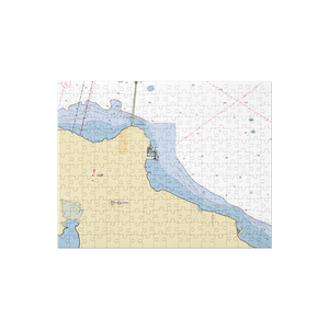 Straits State Harbor (Mackinaw City, MI) NOAA Chart Jigsaw Puzzle