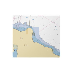 Straits State Harbor (Mackinaw City, MI) NOAA Chart  Gaming Mouse Pad