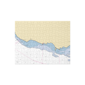 Bois Blanc Island Marina (Cheboygan, MI) NOAA Chart Jigsaw Puzzle