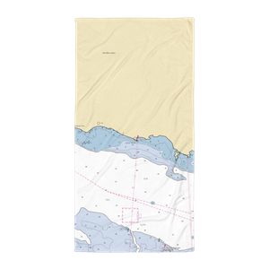 Bois Blanc Island Marina (Cheboygan, MI) NOAA Chart Towel