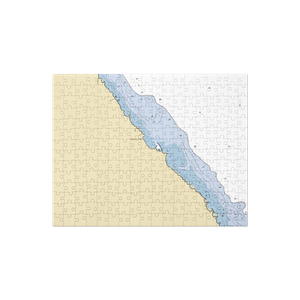 Hammond Bay Refuge Harbor (Millersburg, MI) NOAA Chart Jigsaw Puzzle