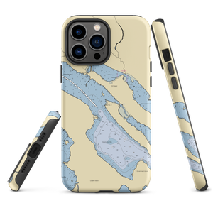 Viking Boat Harbor (Hessel, MI) NOAA Chart  Tough iPhone Case