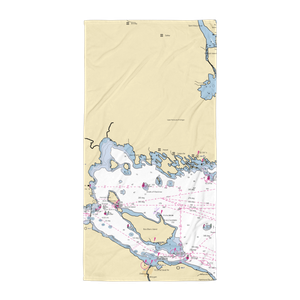 Hessel/Clark Twp. Marina (Hessel, MI) NOAA Chart Towel