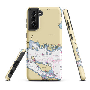 E J Mertaugh Boat Works (Hessel, MI) NOAA Chart Samsung Phone Case