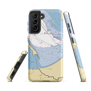 Chippewa landing of Bay Mills (Sault Sainte Marie, MI) NOAA Chart Samsung Phone Case