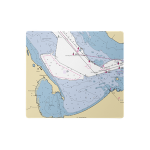 Chippewa landing of Bay Mills (Sault Sainte Marie, MI) NOAA Chart  Gaming Mouse Pad