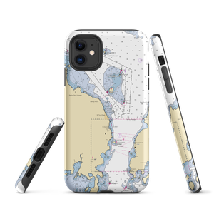 Detour Harbor Marina (De Tour Village, MI) NOAA Chart  Tough iPhone Case