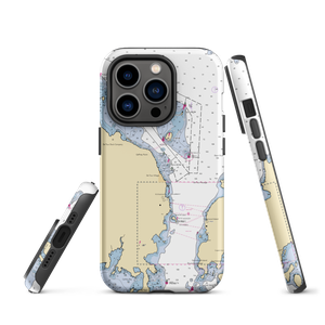 Detour Harbor Marina (De Tour Village, MI) NOAA Chart  Tough iPhone Case