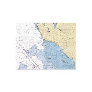 Gros Cap Harbour Public Docks (Sault Sainte Marie, MI) NOAA Chart Jigsaw Puzzle