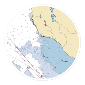 Gros Cap Harbour Public Docks (Sault Sainte Marie, MI) NOAA Chart Sticker