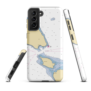 Mackinac Island State Dock (Mackinac Island, MI) NOAA Chart Samsung Phone Case