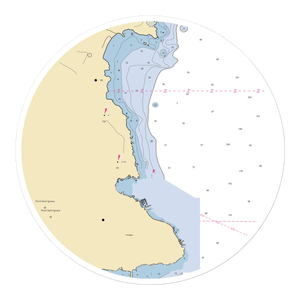 Mackinac Marine Services (Mackinac Island, MI) NOAA Chart Sticker