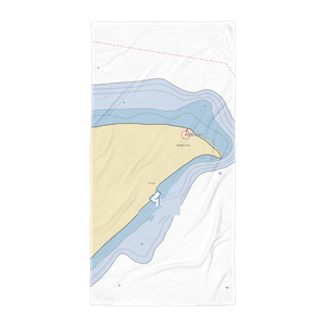 Whitefish Point State Docks (Paradise, MI) NOAA Chart Towel