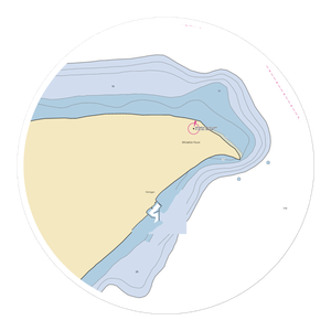 Whitefish Point State Docks (Paradise, MI) NOAA Chart Sticker