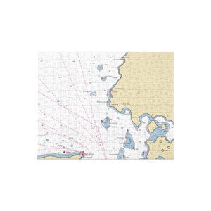 Mamainse Harbour Docks (Eckerman, MI) NOAA Chart Jigsaw Puzzle