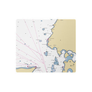 Mamainse Harbour Docks (Eckerman, MI) NOAA Chart  Gaming Mouse Pad