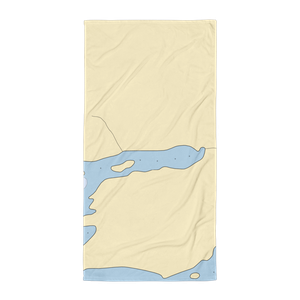 North Channel Yacht Club (Drummond Island, MI) NOAA Chart Towel