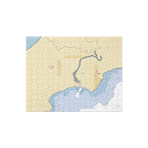 Manistique Municipal Marina (Manistique, MI) NOAA Chart Jigsaw Puzzle