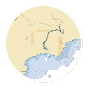 Manistique Municipal Marina (Manistique, MI) NOAA Chart Sticker