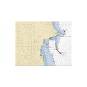 Marquette Dock Association (Skandia, MI) NOAA Chart Jigsaw Puzzle