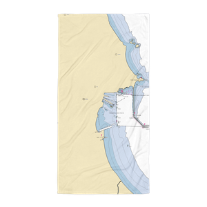 Marquette Dock Association (Skandia, MI) NOAA Chart Towel