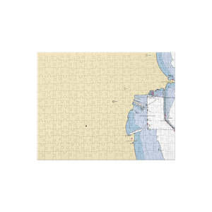 Cinder Pond Marina (Skandia, MI) NOAA Chart Jigsaw Puzzle