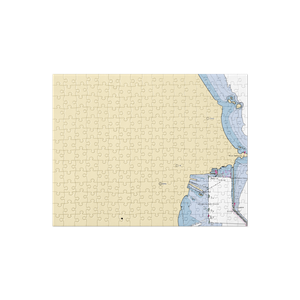 Marquette Yacht Club (Skandia, MI) NOAA Chart Jigsaw Puzzle