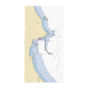 Marquette Fish Producers Association (Skandia, MI) NOAA Chart Towel