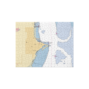 Escanaba Yacht Club (Wells, MI) NOAA Chart Jigsaw Puzzle