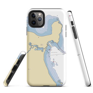 Presque Isle Marina (Skandia, MI) NOAA Chart  Tough iPhone Case