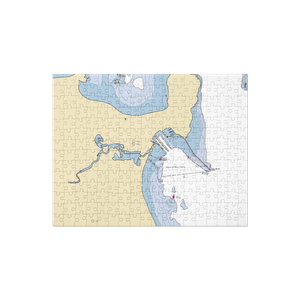 Presque Isle Marina (Skandia, MI) NOAA Chart Jigsaw Puzzle