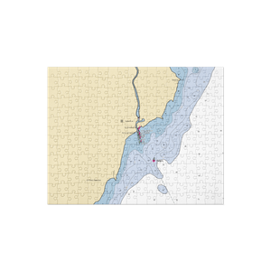 Cedar River State Harbor (Cedar River, MI) NOAA Chart Jigsaw Puzzle