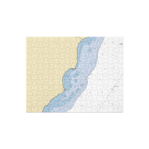 Harbor Light Marina (Cedar River, MI) NOAA Chart Jigsaw Puzzle