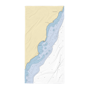 Harbor Light Marina (Cedar River, MI) NOAA Chart Towel