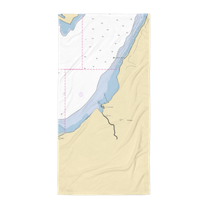 L'Anse Municipal Marina (Lanse, MI) NOAA Chart Towel