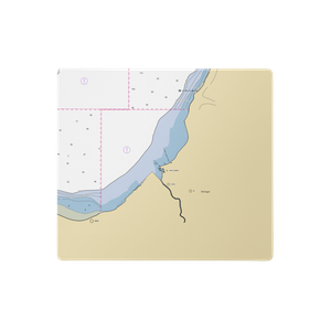 L'Anse Municipal Marina (Lanse, MI) NOAA Chart  Gaming Mouse Pad