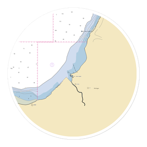 L'Anse Municipal Marina (Lanse, MI) NOAA Chart Sticker