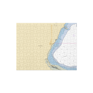 Baraga State Park (Lanse, MI) NOAA Chart Jigsaw Puzzle