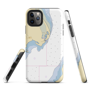 Ojibwa Marina (Lanse, MI) NOAA Chart  Tough iPhone Case