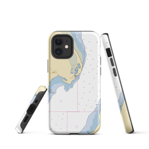 Ojibwa Marina (Lanse, MI) NOAA Chart  Tough iPhone Case