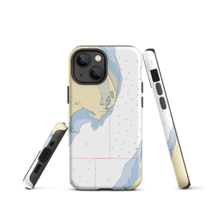 Ojibwa Marina (Lanse, MI) NOAA Chart  Tough iPhone Case