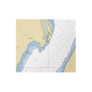 Ojibwa Marina (Lanse, MI) NOAA Chart  Gaming Mouse Pad