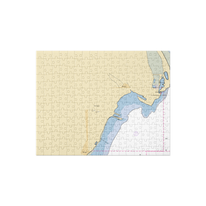 Baraga Municipal Marina (Lanse, MI) NOAA Chart Jigsaw Puzzle