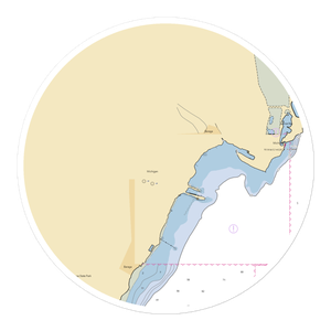 Baraga Municipal Marina (Lanse, MI) NOAA Chart Sticker