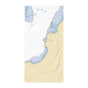 Fayette Historic State Park Marina (Garden, MI) NOAA Chart Towel