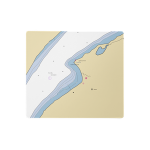 Witz Marina Campsite (Skanee, MI) NOAA Chart  Gaming Mouse Pad